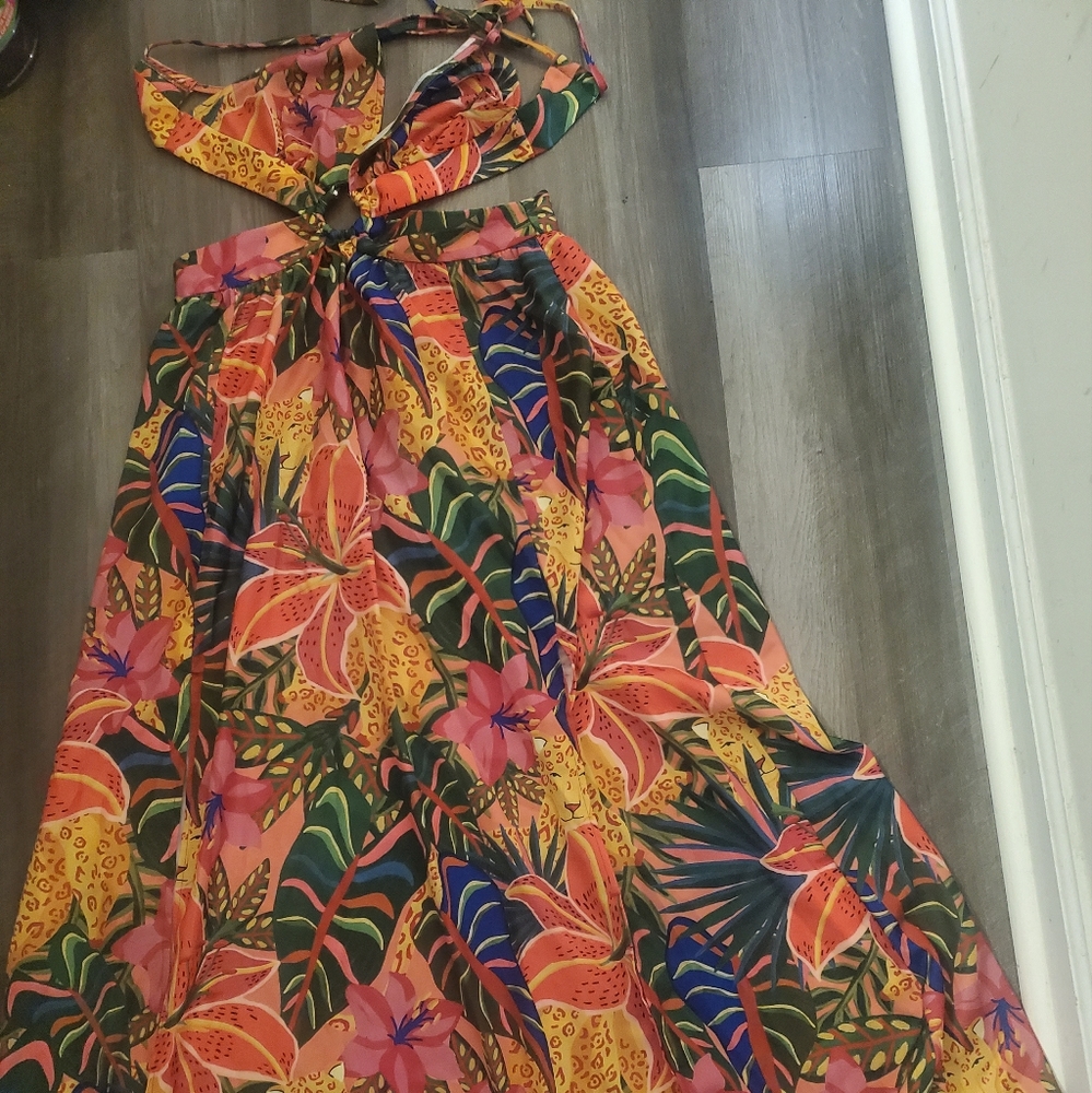 Maxi double split cutout sundress